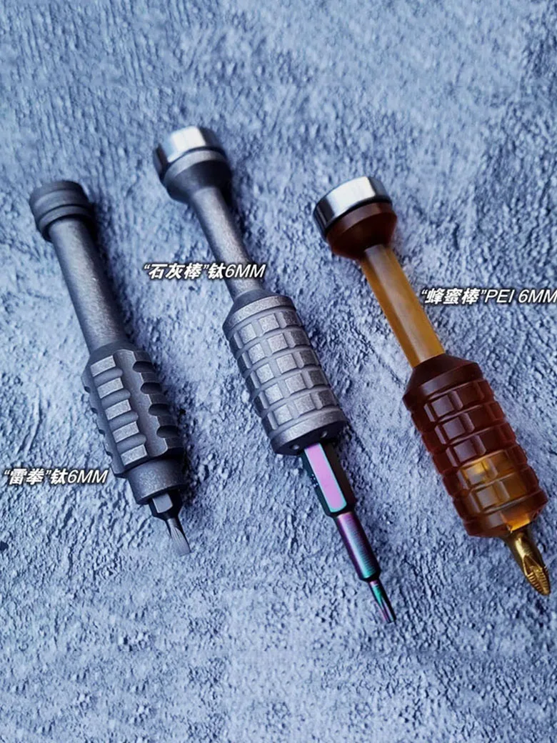 Titan legierung Pei 6 mm4mmschrauber Schrauben dreher Cross Bit Reit ausrüstung tragbare edc Gadget Outdoor Camping multifunktion ale Ausrüstung Werkzeuge