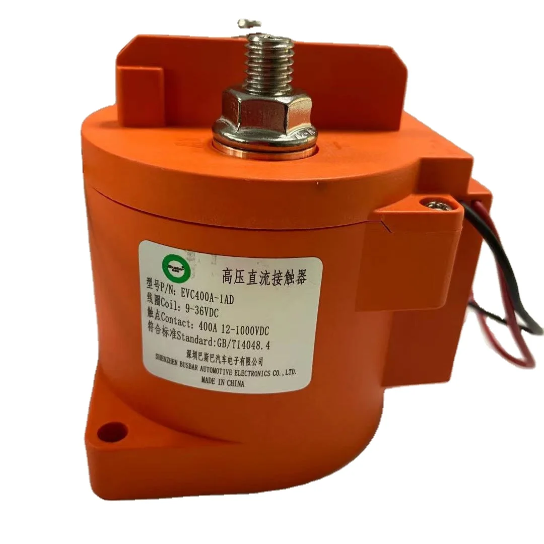 

Electric Car Bus EVC 400A 1NO normally open 12V 24V 36V 72V 96V 450V DC 750V DC 400A DC Contactor High Voltage Relay