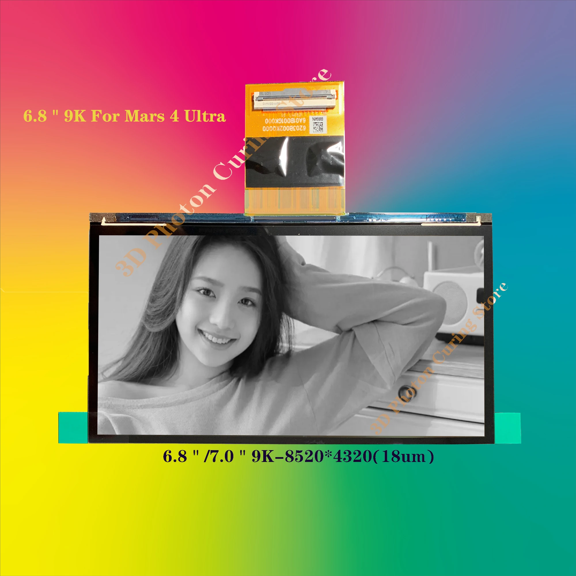 Elegoo mars 4 impressora ultra 3d 6 8 7 0 9k 8520x432018um lcd m quina