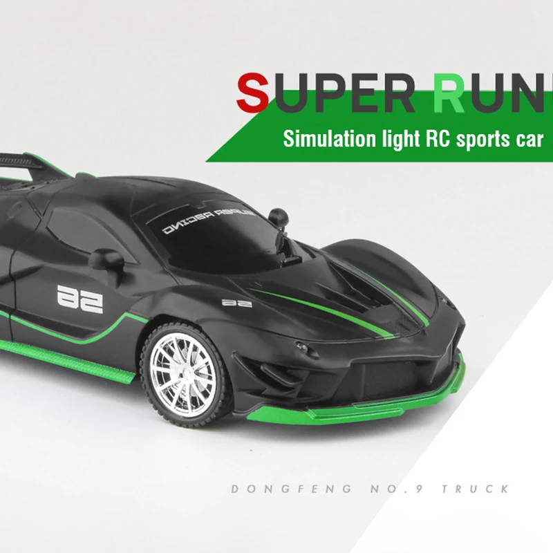 1:18 Rc Car Boys Toy 4Ch Remote Control Racing Cars with Led Light Radio-Controlled Drifting Vehicle Electric Model Kids Gift 3