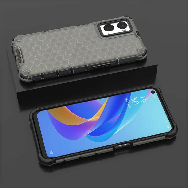 Para OPPO Realme 9 Pro Funda de lujo híbrida a prueba de golpes para Realme 9i 9 Pro + Plus Funda de silicona transparente_voghion.com