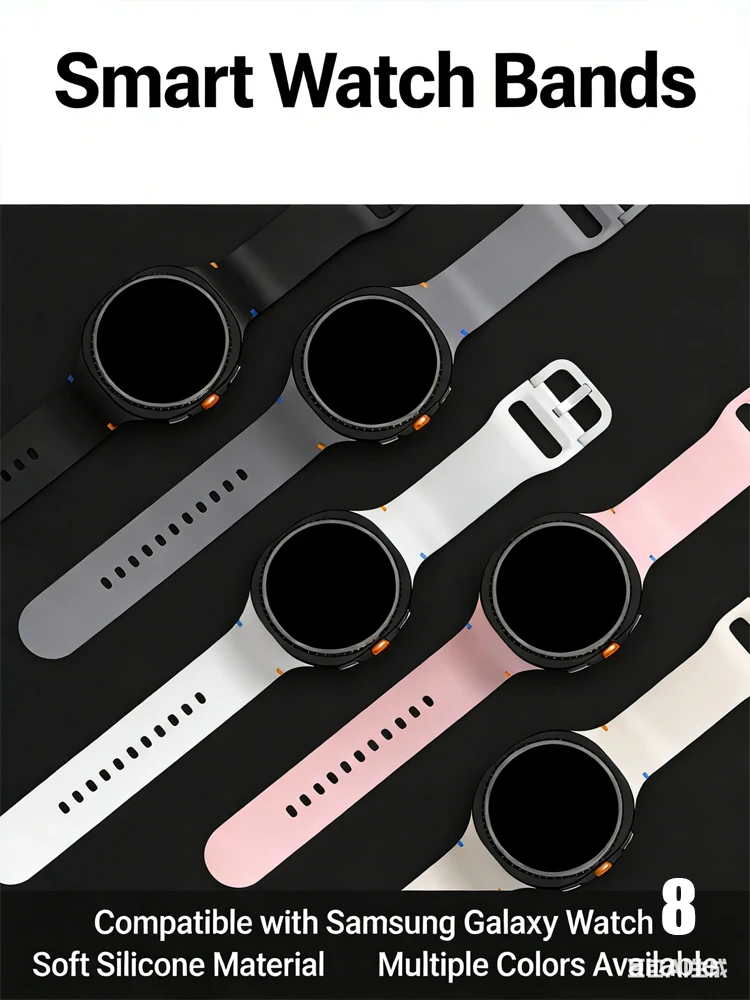 Silicone Smartwatch Band in Classic Style - Premium Accessory Strap