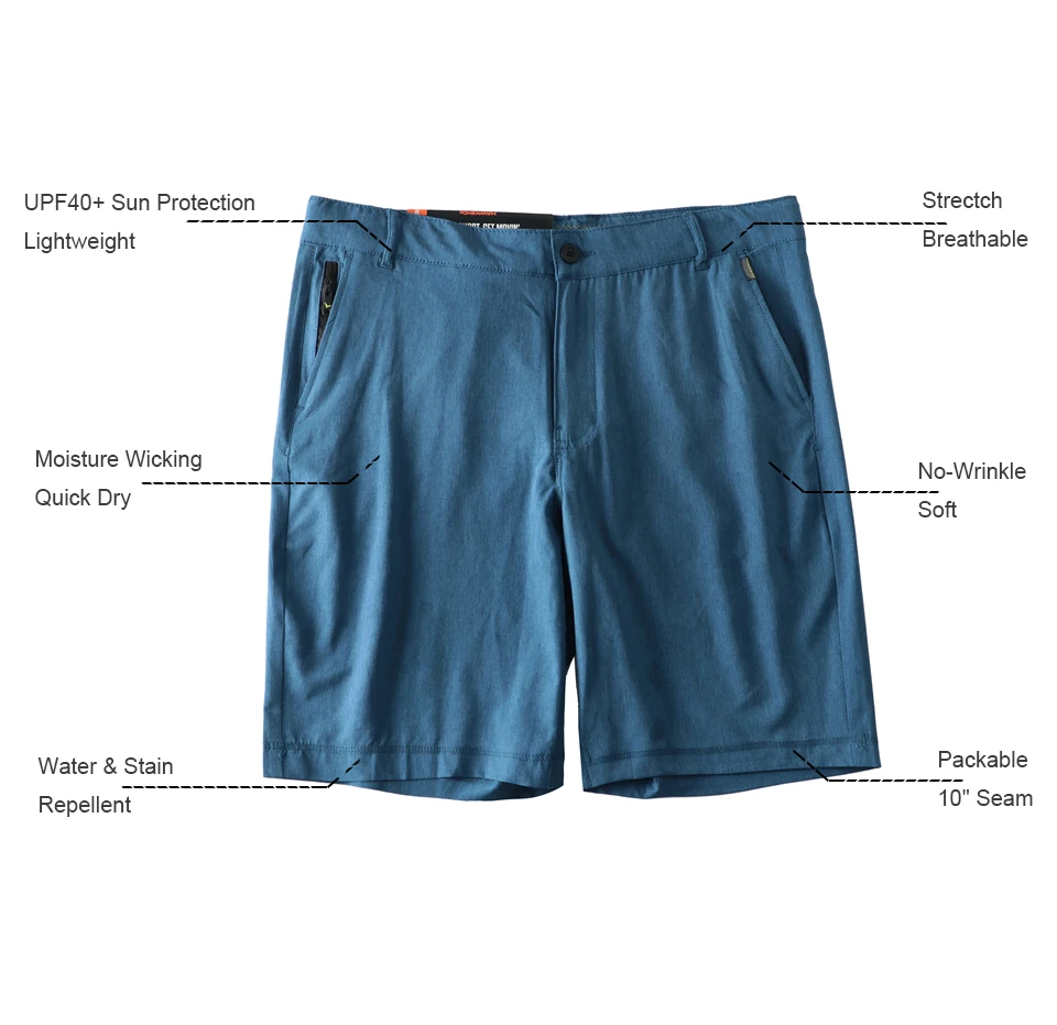 Golf Shorts Men Stretch Golf Short Pants for Men Sports Shorts Man Light Waterproof Quick Dry Breathable Hiking Fishing