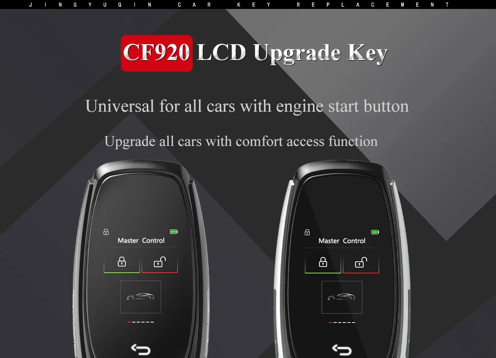 Aggiornamento CF920 multilingue chiave LCD intelligente universale ingresso confortevole blocco automatico senza chiave Go per Audi/Ford/Mazda/Toyota/Porsche - S71d42e64233e494292be858314c11b9bI