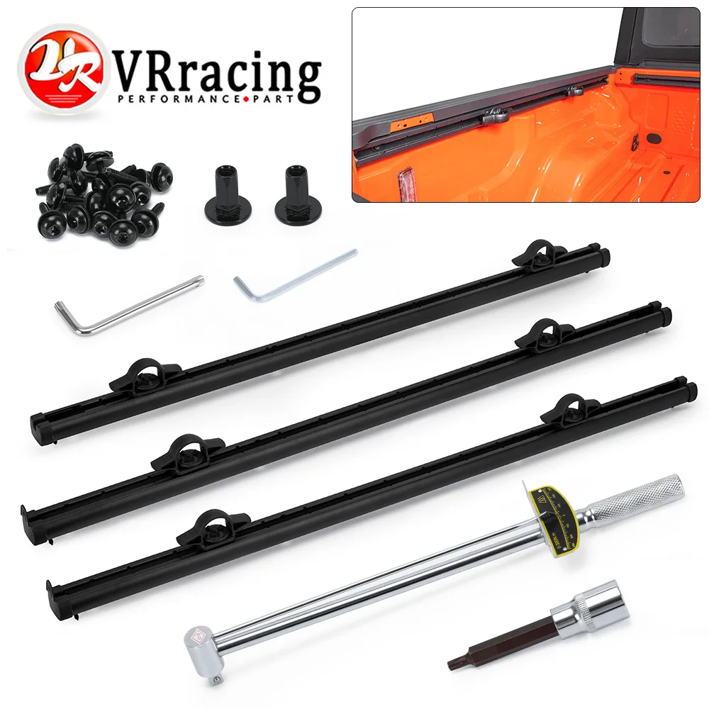 Trail Rail Kit Per 20-22 Jeep Gladiator 3.0L 3.6L V6 Utility Rails Tie Down Truck Bed Rail 82215956 Rail Cap Roof Rack Crossbars