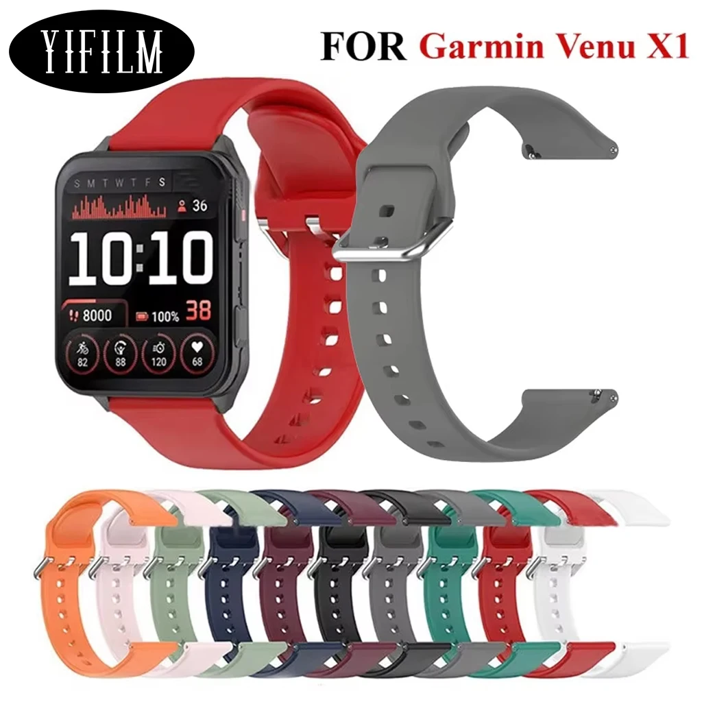 Silicone Quick Release Watch Band - 24mm, Simple Design