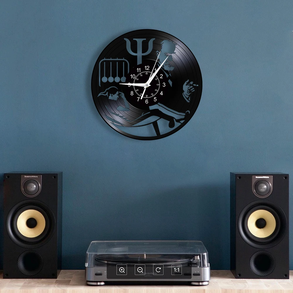 Hypnotist Inspired Vinyl Wall Clock Pressure-dealing EXpert Psychologist Sleeping Helper Hypnosis Tool Creative Wall Watch Decor 5