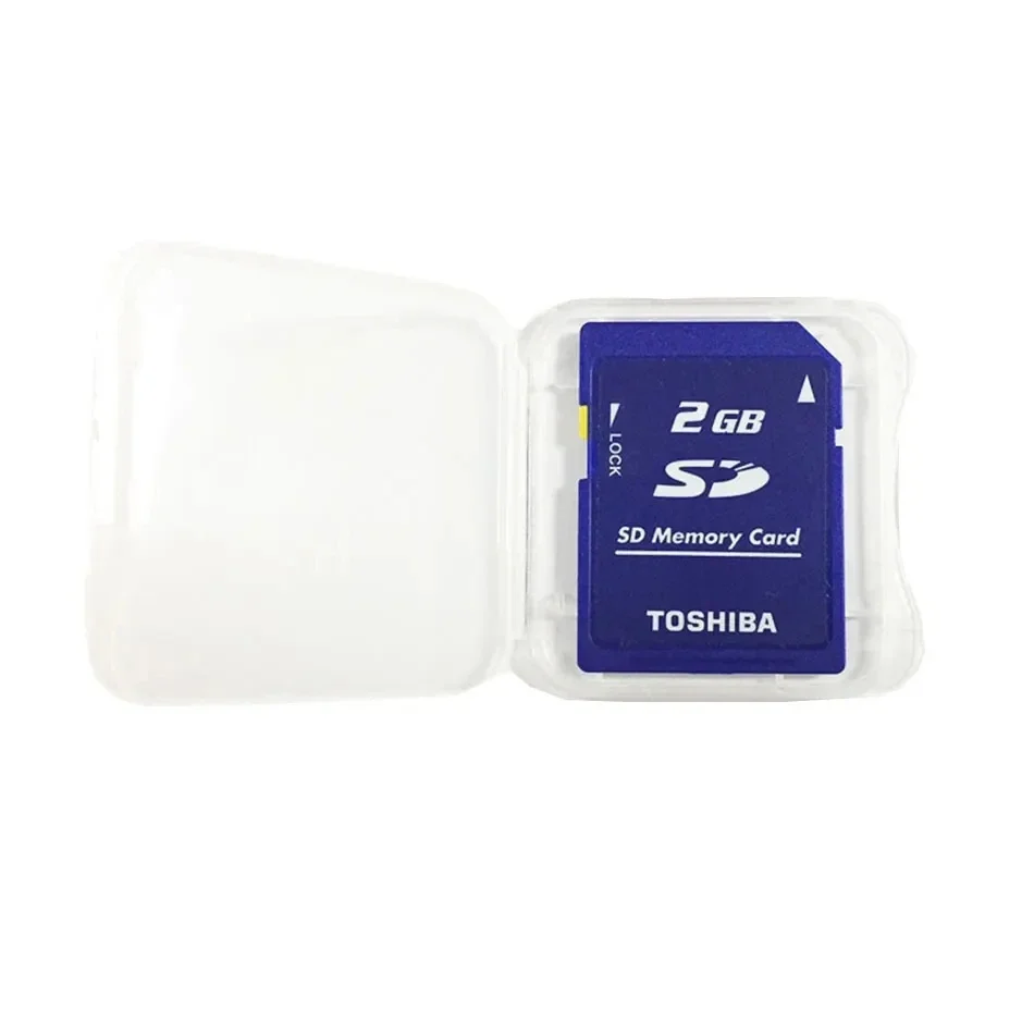 10PCS/Lot Toshiba 2GB Class2 SD Card Carte SD Memory Card and Sd-card Lock Memoria