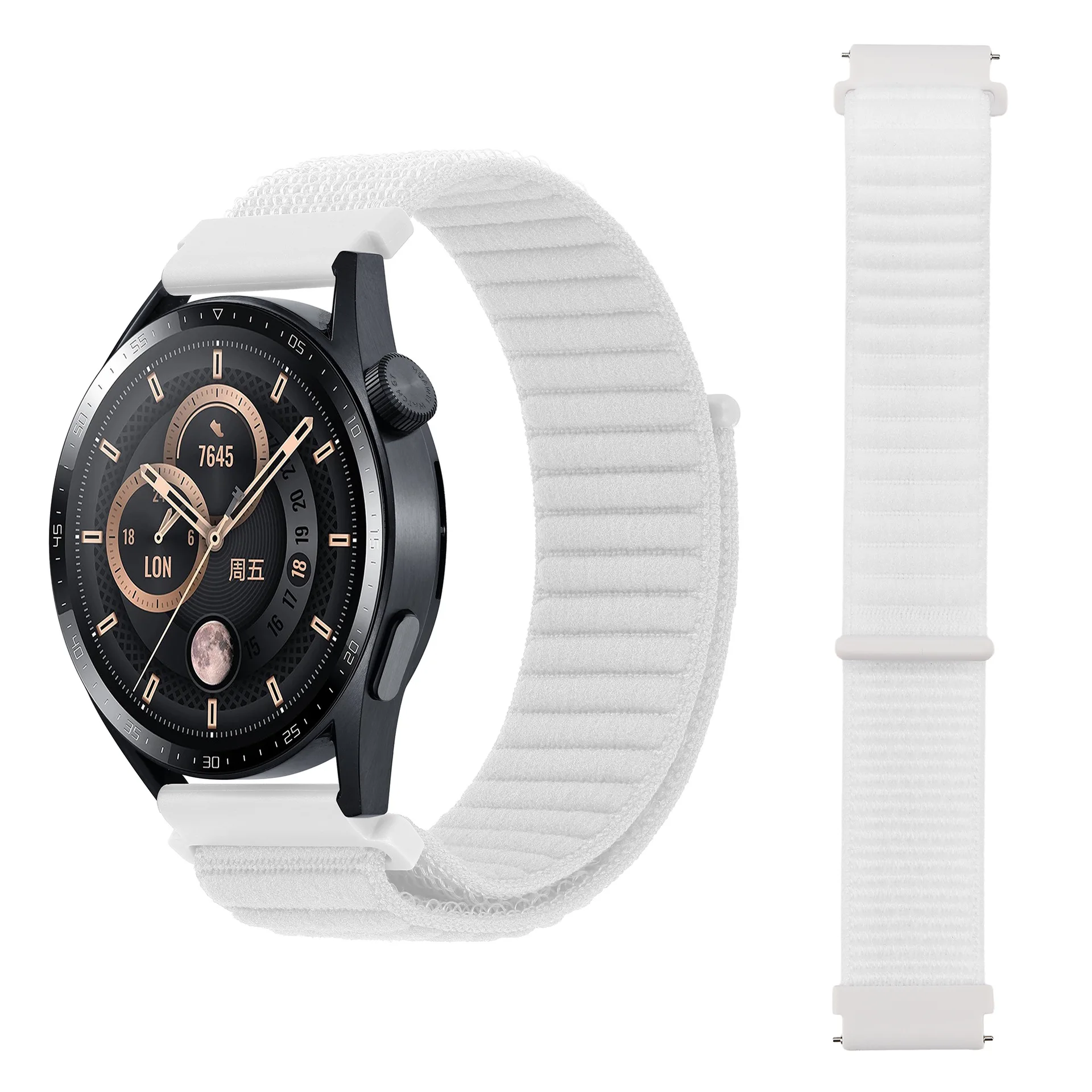 Enhanced Velcro Breathable Unisex Nylon Watch Strap