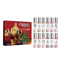 12pcs Different Perfume Set Mini Perfume Christmas Advent Calendar Lasting Floral Scent Eau De Toilette Xmas Fragrance Gift