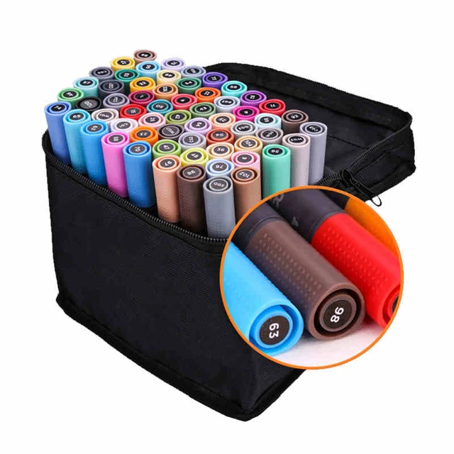 12/36 Colors Skin Color Markers Set Art Students Children Anime Hand  Painting Color Pencils Double-ended Oil-based Drawing Pens - AliExpress