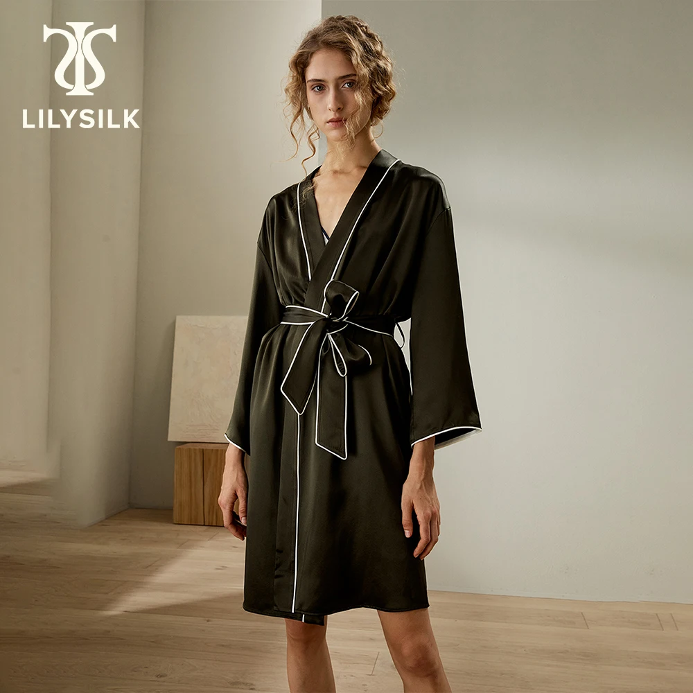 Шелковый халат LILYSILK для женщин