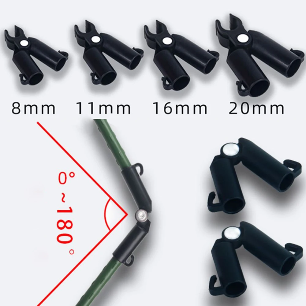 5pcs A-Type 8/11/16/20mm Plastic Gardening Pillar Support Forks Vegetable Bracket Parts Climbing Flower Plants