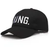 New Women's Letter Embroidered Baseball Cap King and Queen Snapback Hats Couple Hip Hop Style Hats Outdoor Casual Cotton Sun Hat 4