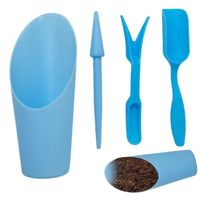 4Db Mini Kerti Szerszámok Beállított Átültetési Miniatűr Lapátkapocsos Vödör Zamatos Készlet Beltéri Kültéri Tündérkerthez - Image 5