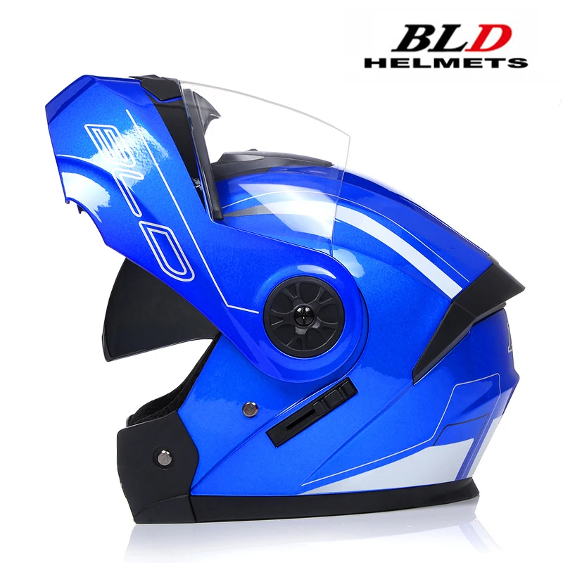 

Latest DOT Approved Safety Motorcycle Modular Flip Helmet Voyage Racing Dual Lens Casco Interior Visor Street Riding Casque Kask