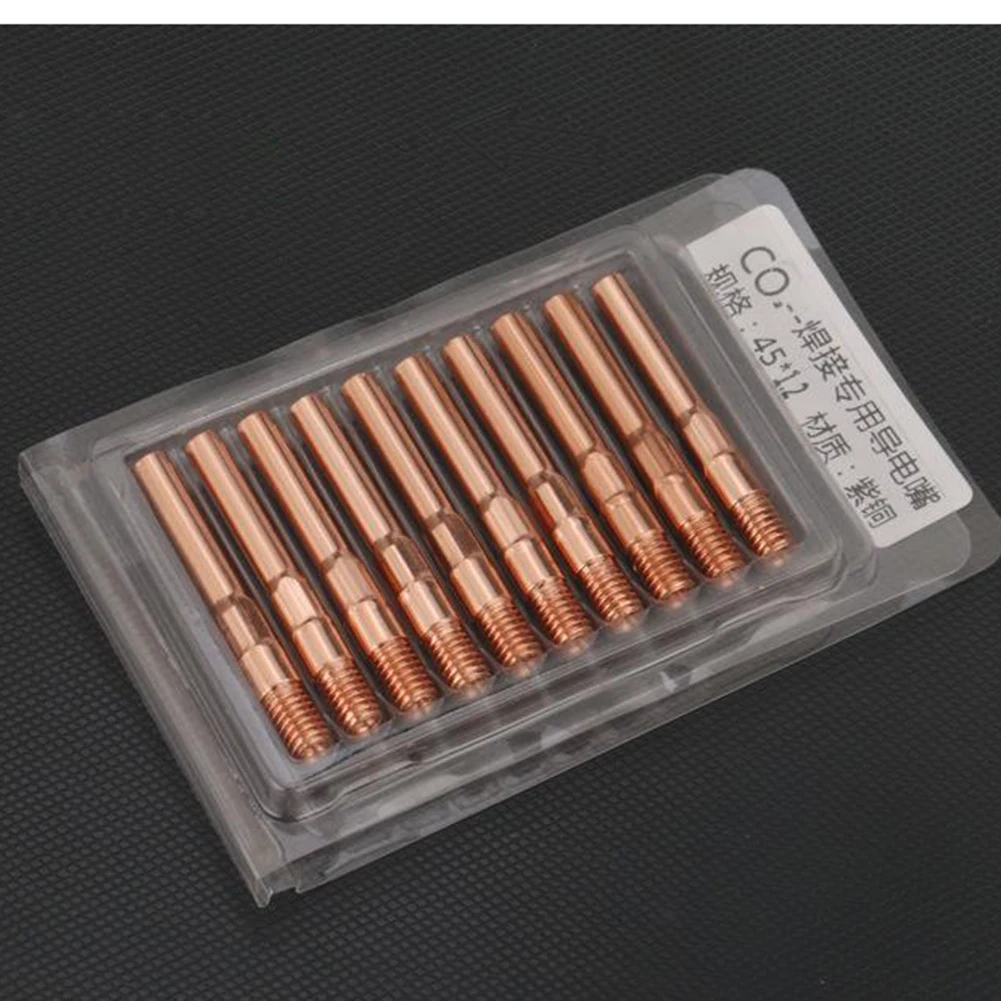 gold solder paste 10/20PCS 0.8mm Mig Welding Nozzles Flashlight Contact Tip For MB15 MB25 MB36 Secondary Welding Contact Tip Tools soldering paste