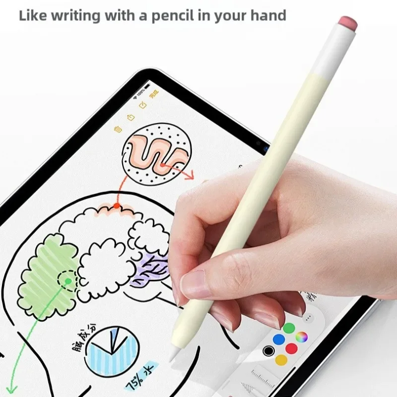 Soft Silicone Protective Case for Apple Pencil - Portable Stylus Cover