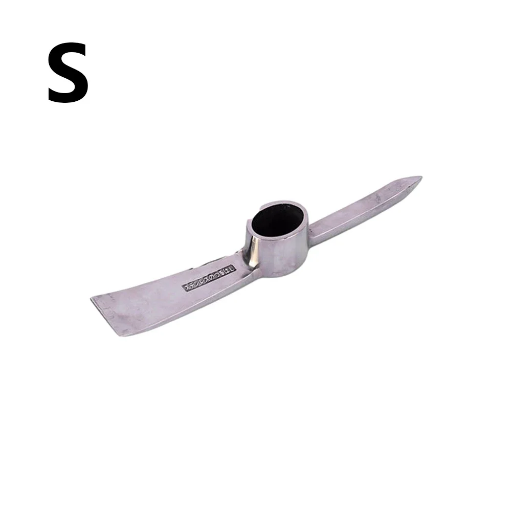 PICKAXE FOR PLANTING 0.5LB/0.8LB/1.5LB STAINLESS STEEL PICKS STAINLESS STEEL PICK AXE HEAD FIBERGLASS HANDLE PICK AXE GARDEN HAND TOOLS