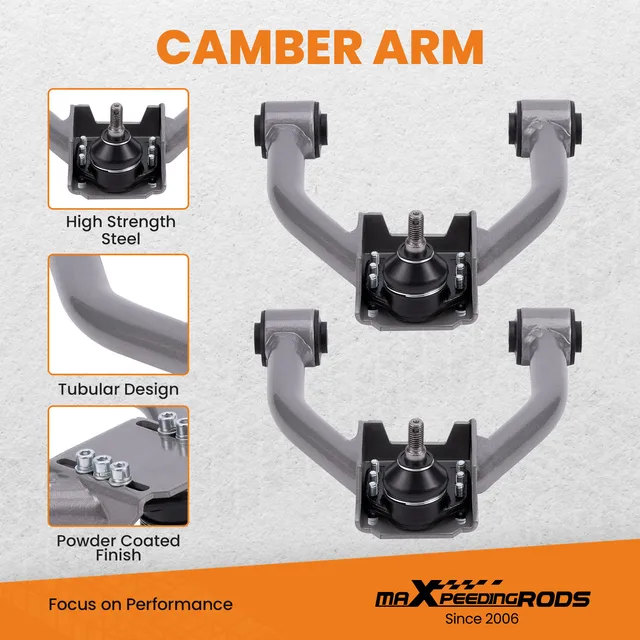 Adjustable Front Upper Camber Control Arms Kit for Honda CRV CR-V 97-01 RD1-RD3 3