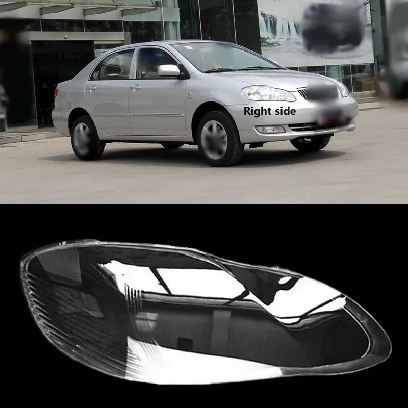 

Car Front Headlight Cover Lens Glass Headlamps Transparent Lampshade Masks For Toyota Corolla 2003-2009