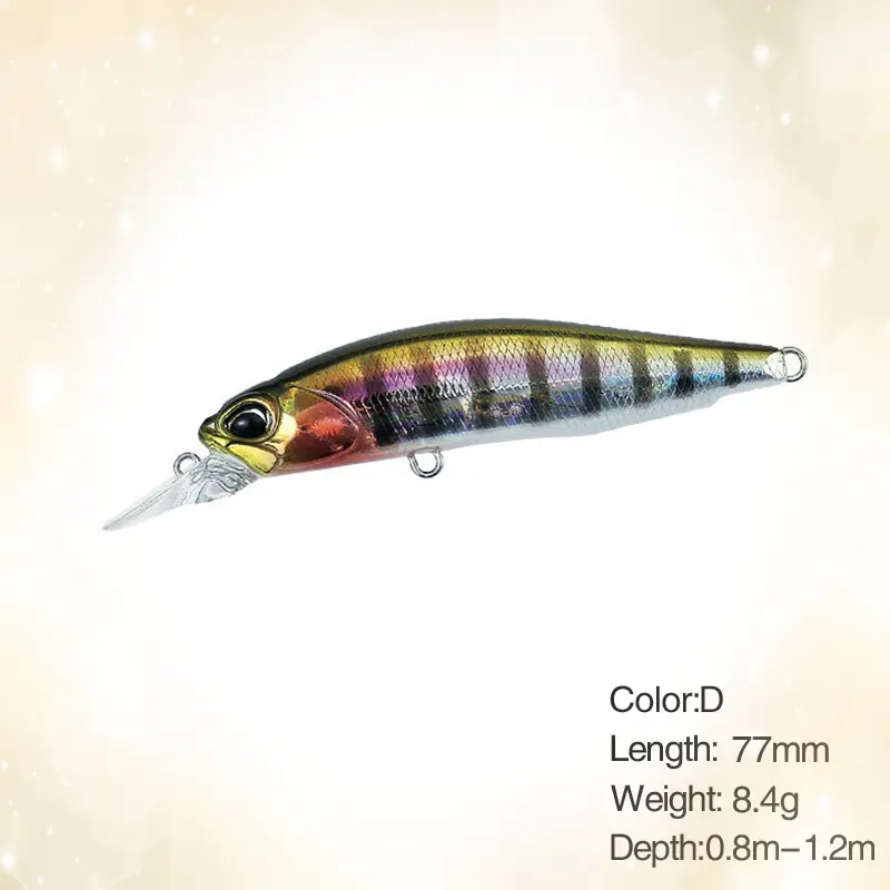 2025 New 77mm / 63mm Fishing Lure Sinking Minnow Jerkbait Hard Lures Fishing Wobbler Bass Crankbait Trout Lure Cocked Mouth Bait - Image 25
