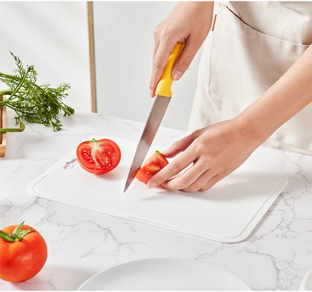 Liflicon Large Silicone Cutting Board Meat & Veggie Cut Prep Nonslip  Flexible Chopping Boards Antimicrobial Thick Cutting Boards - AliExpress