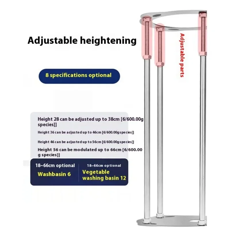 Undermount Sink Supports Multifucntioal Stable Easy to Install Retractable for Washbasin Bathroom Home Kitchen Countertop