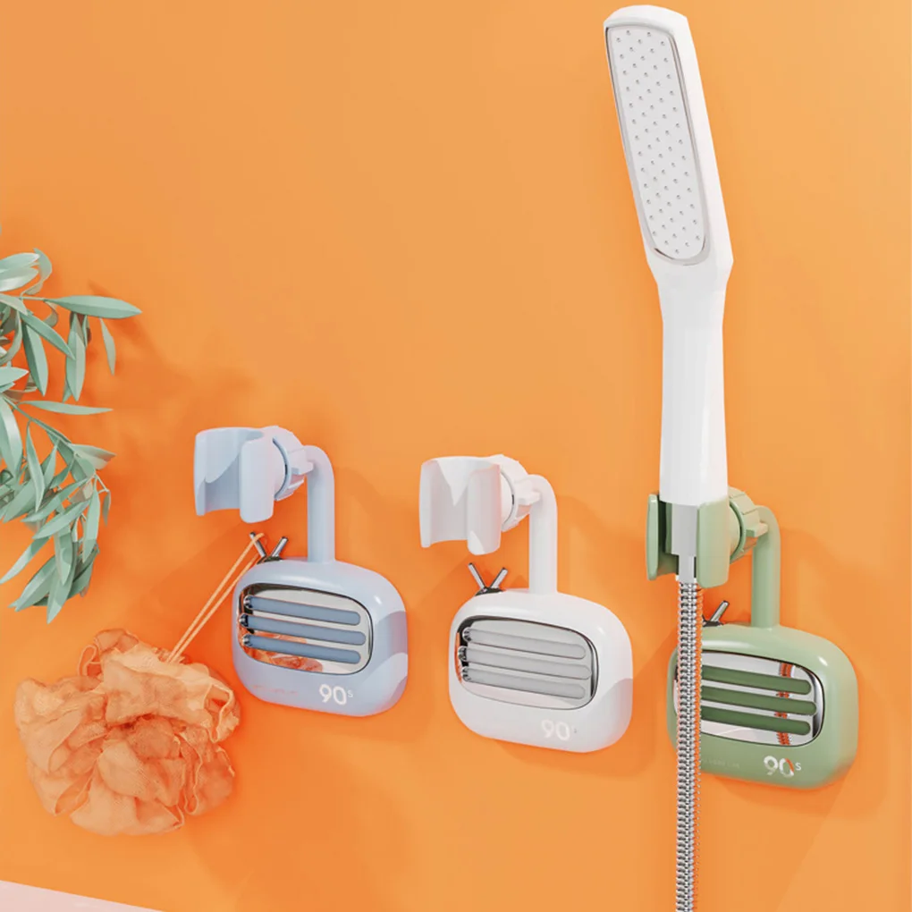 

Держатель для душевой лейки, настенный держатель для душевой лейки, нескользящая подставка синего цвета