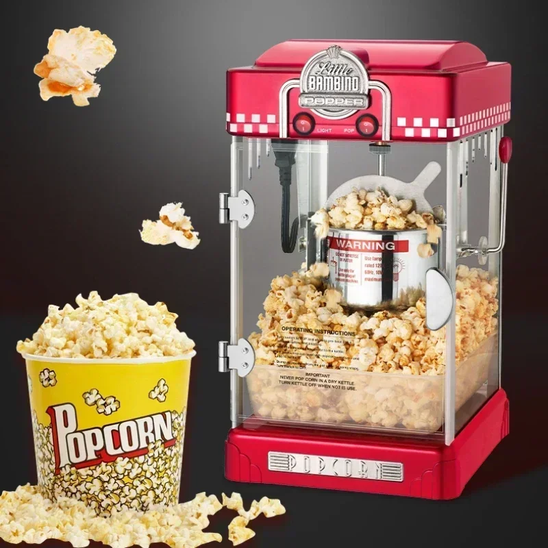 Popcorn Machine Stall Automatic Electric Heating Spherical Popcorn Machine Household Pop Corn