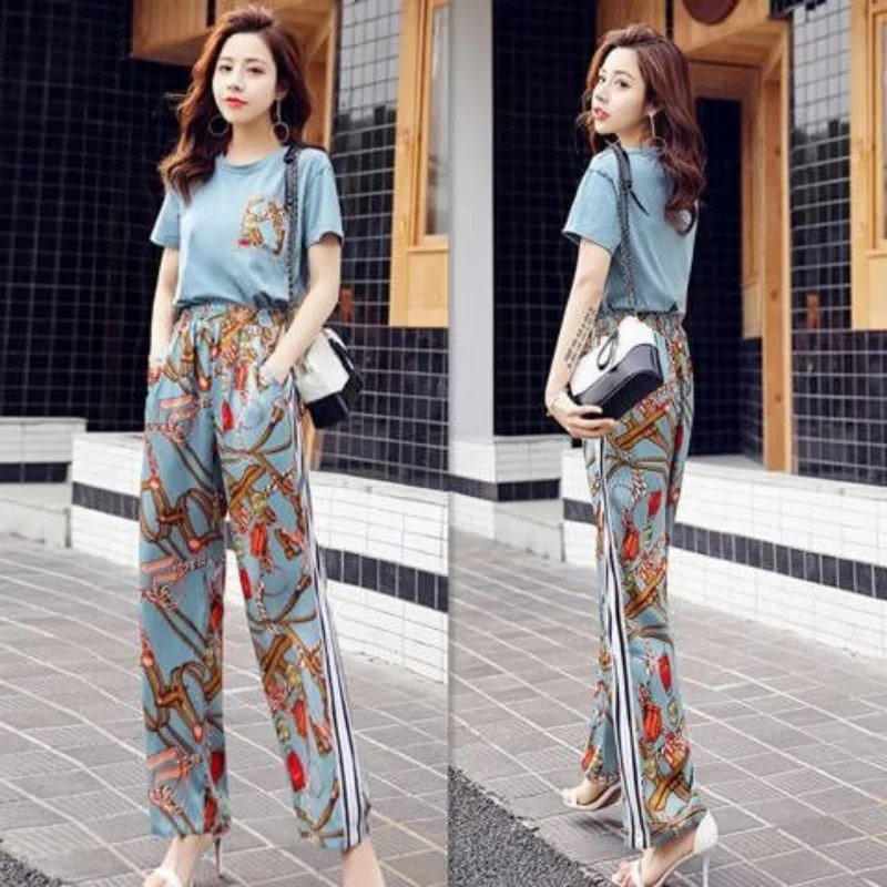 2024 New Set Casual Large Size Loose and Age Reducing Fashion Slim Fit Women's Fashion Style Two Piece Set New in Matching Sets