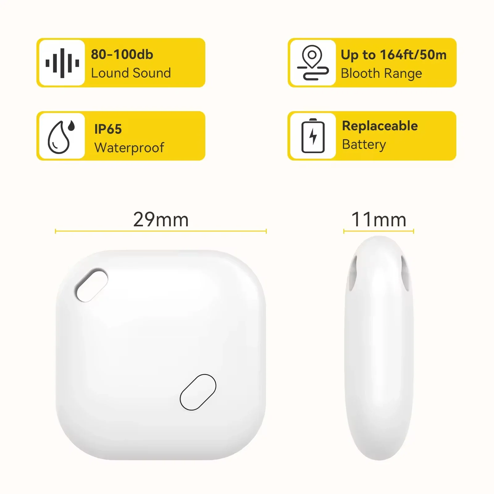 Mini Buletooth GPS Tracker Smart Tag For Apple Find My Anti-lost Finder for Car