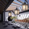 Vintage Outdoor Ceiling Pendant Lights Europe Style Hanging Light Retro Chandelier for Courtyard Garden Balcony Landscape Lamp 4