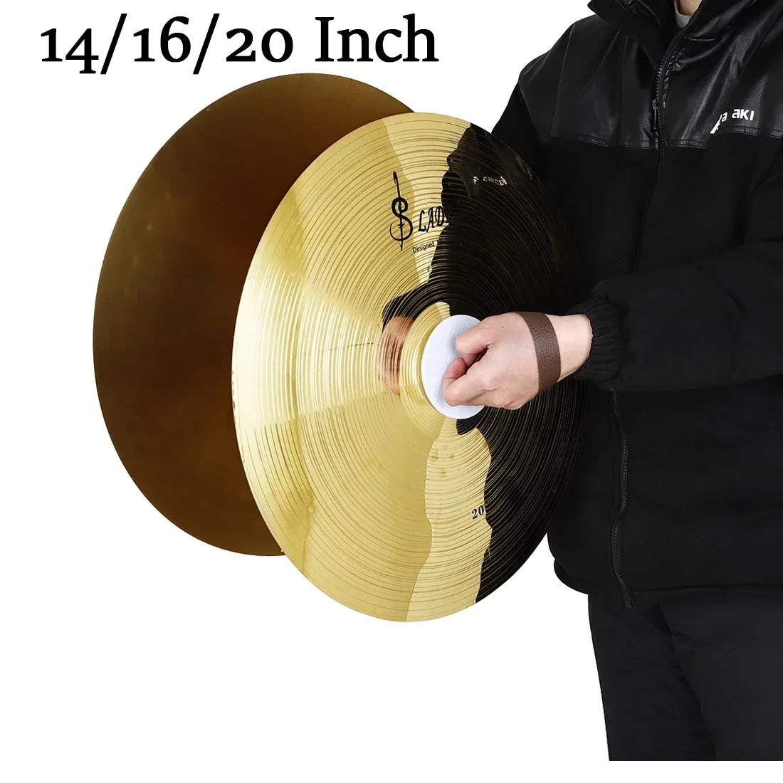 SLADE 14/16/20 Inch Cymbals Alloy Pair Cymbals Percussion Instrument Symphony Orchestra Band Ensemble Performances