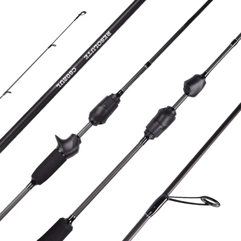 Canne truite Mavllos Resolute 30T carbone Toray 71g légère BFS casting 0.8-7g action rapide