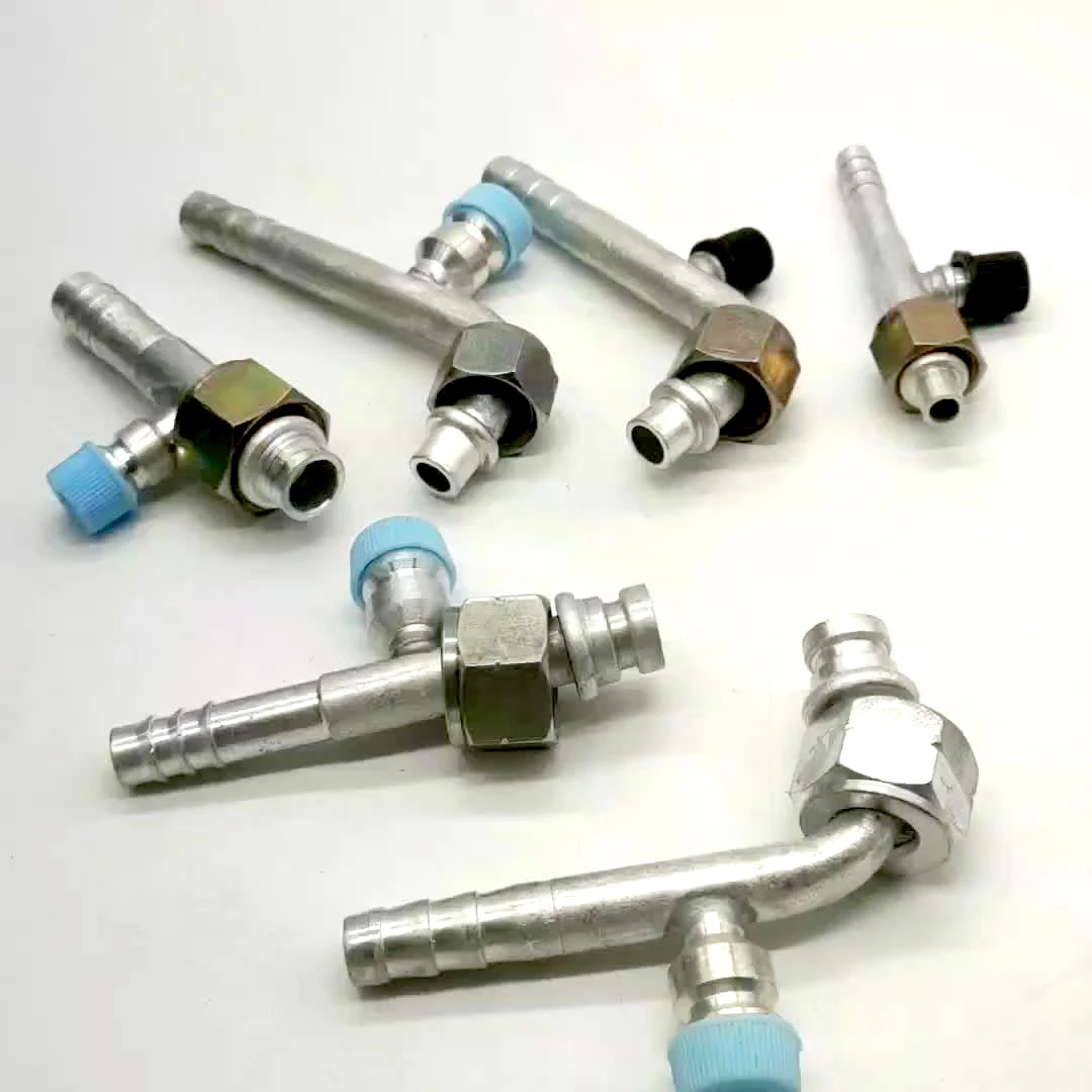 자동차 에어컨용 호스 조인트, 공기 냉각 조인트, 밸브가 있는 ORR134 피팅, 밸브가 있는 공기 냉각 피팅