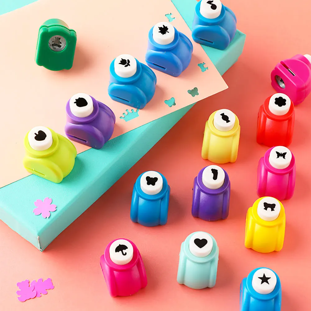 Mini Scrapbook Punches Handmade Cutter Card Craft Calico Printing DIY Flower Paper Craft Punch Hole Puncher Shape