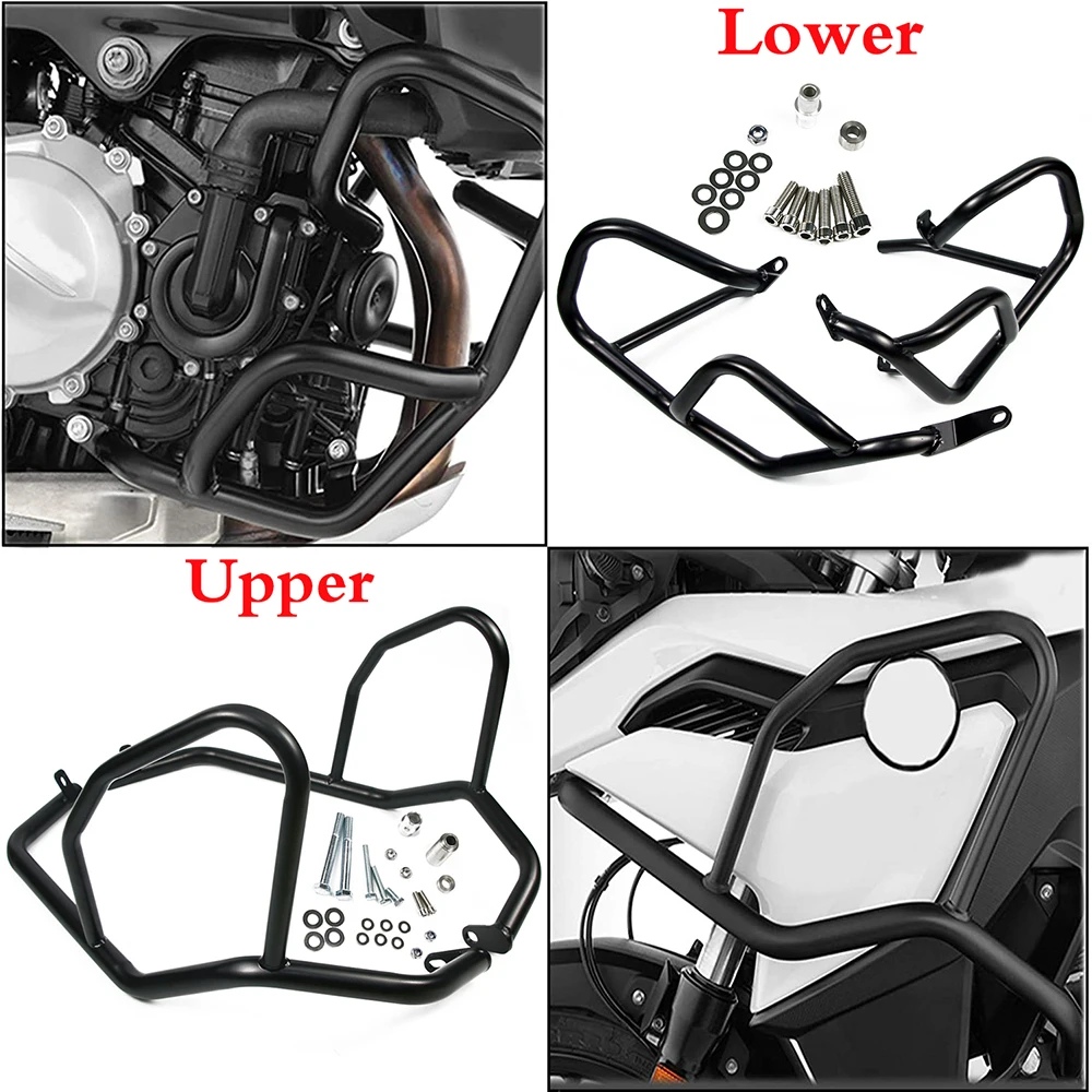 F850GS F750GS Motorcycle Upper&Lower Engine Guard Crash Bar Bumper
