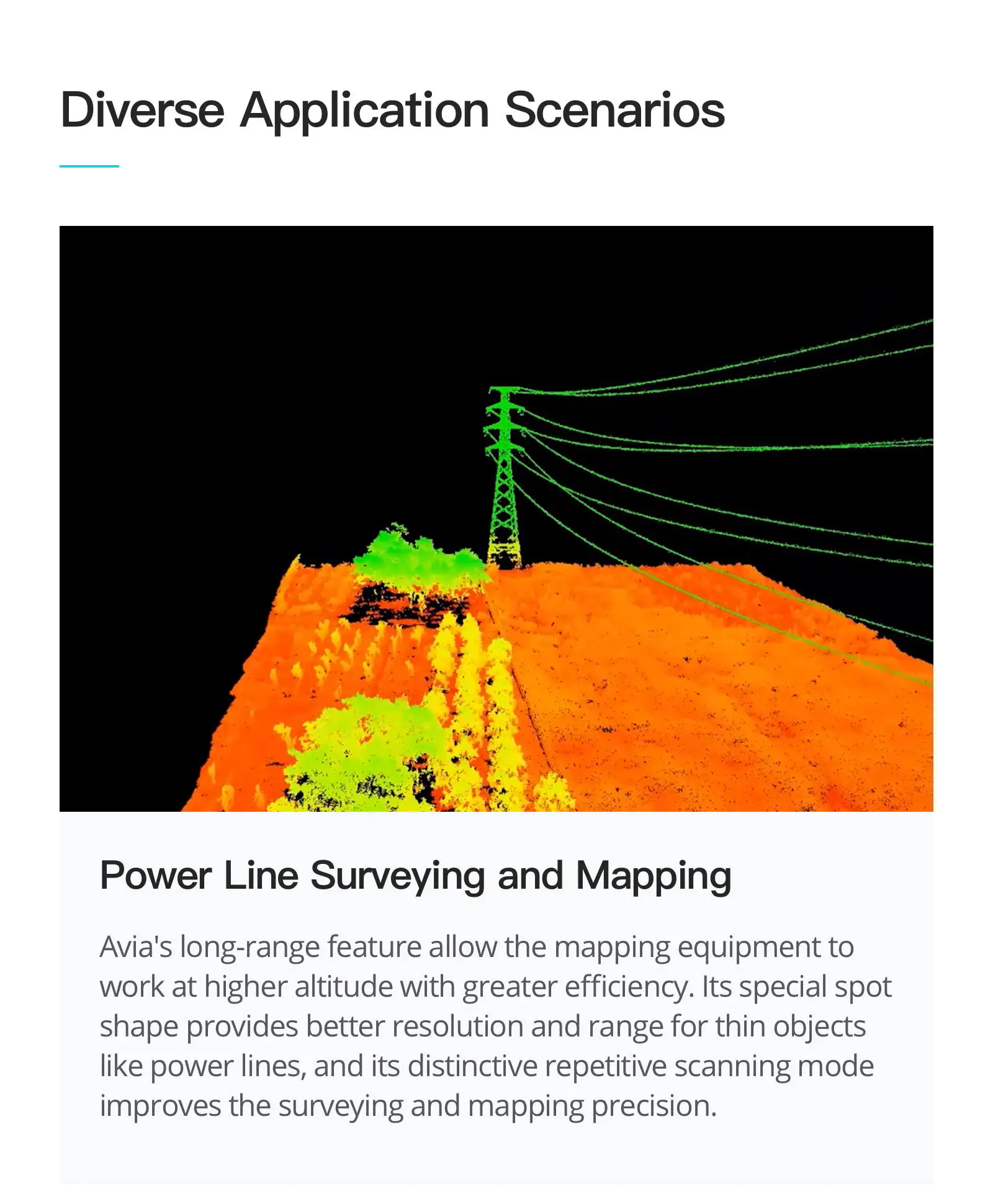 Livox Avia LiDAR,Laser detection rangefinder