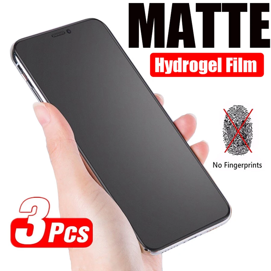 

3PCS Matte Hydrogel Film For Sony Xperia 1 10 5 II III IV XZ3 XZ2 XZ1 XZ XA2 XA1 Ultra Plus Full Cover Soft TPU Screen Protector