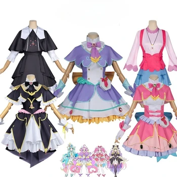 Costume Cosplay Anime Cartoon Star Detective Precure, Set Vestito COS Moria Ruruka Akechi Anna Kobayashi Mikuru, Regalo di Compleanno