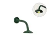 10pcs Model Railway HO Scale 1:87 Hanging Lamp Outdoor Wall Goose Neck Light LED Steel Column Model Lampposts Resistors Lamps 5