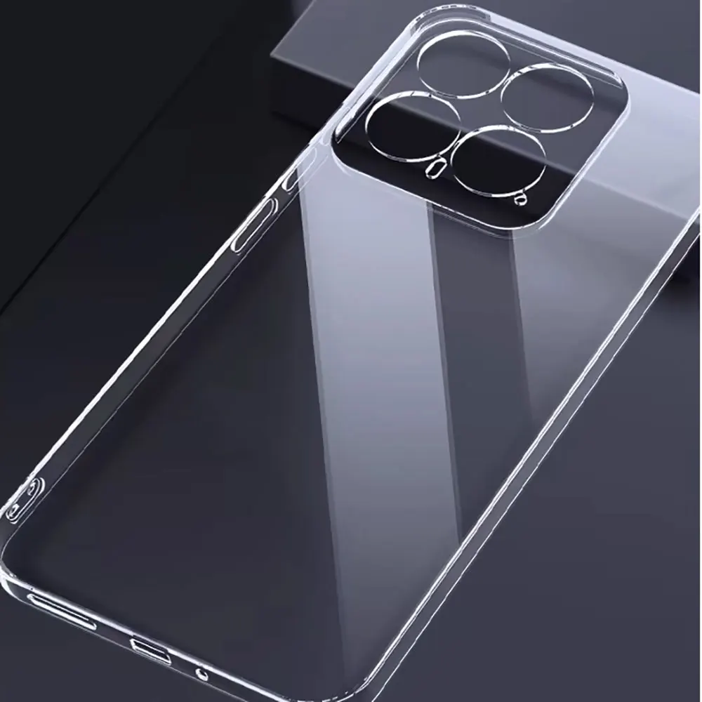 Ultra Thin Clear Silicone Soft Case - Transparent Back Cover