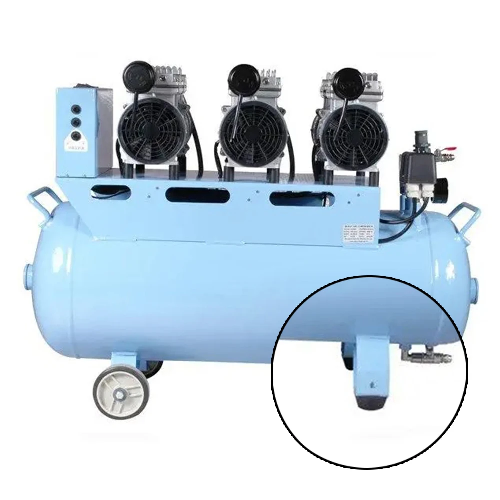 1pc Air Compressor Foot Pad Black Rubber Pad Shockproof Components Replacement For Air Pumps Oil-Machines