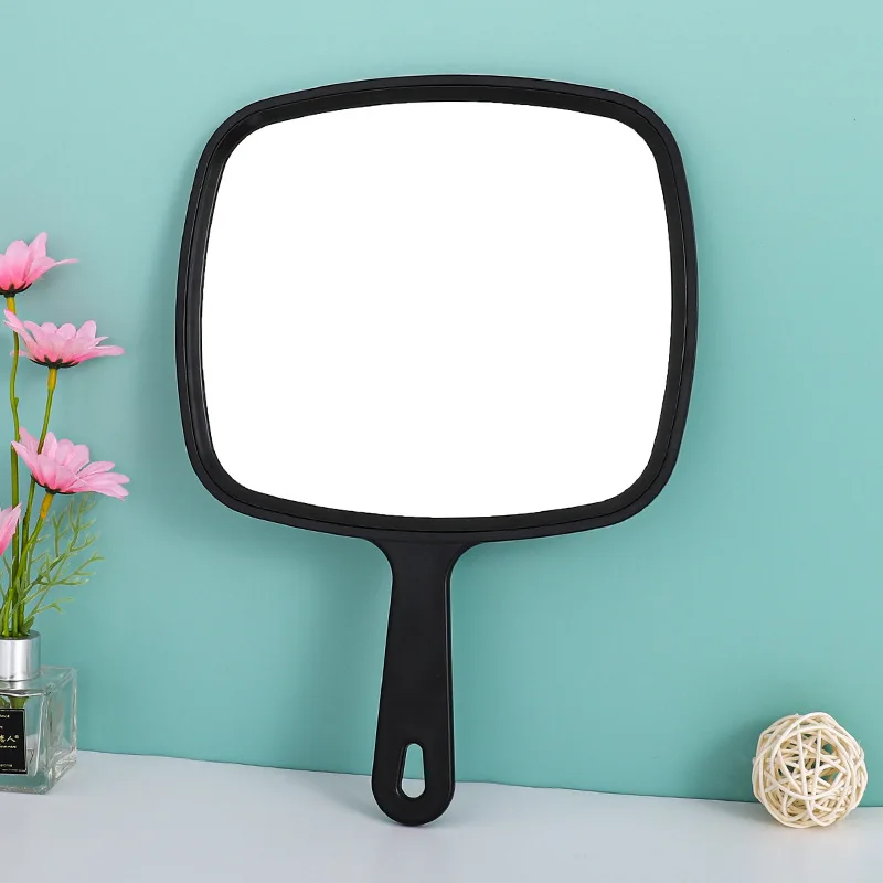 Handheld Makeup Mirror Square Compact Mirror Spa Salon Makeup Vanity Mirror Student Mirror Desktop Cosmetic Mirror For Women