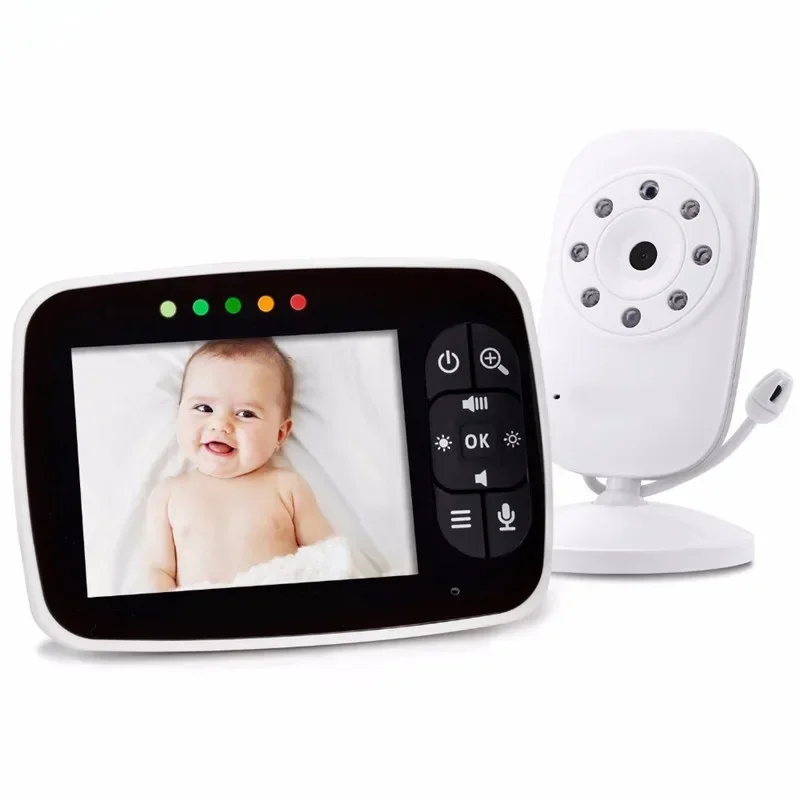 

Audio,Temperature Sensor,ECO Mode,Lullabies Babystar 3.5 Inch Wireless Baby Monitor, Night Vision Camera,Two Way