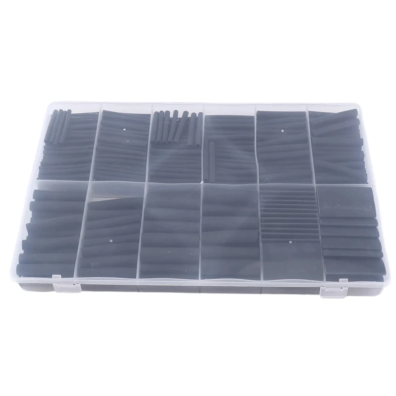 

400 Pcs Heat Shrink Tubing Kit-3:1 Ratio Adhesive Lined,Marine Grade Shrink Wrap - Industrial Heat-Shrink Tubing