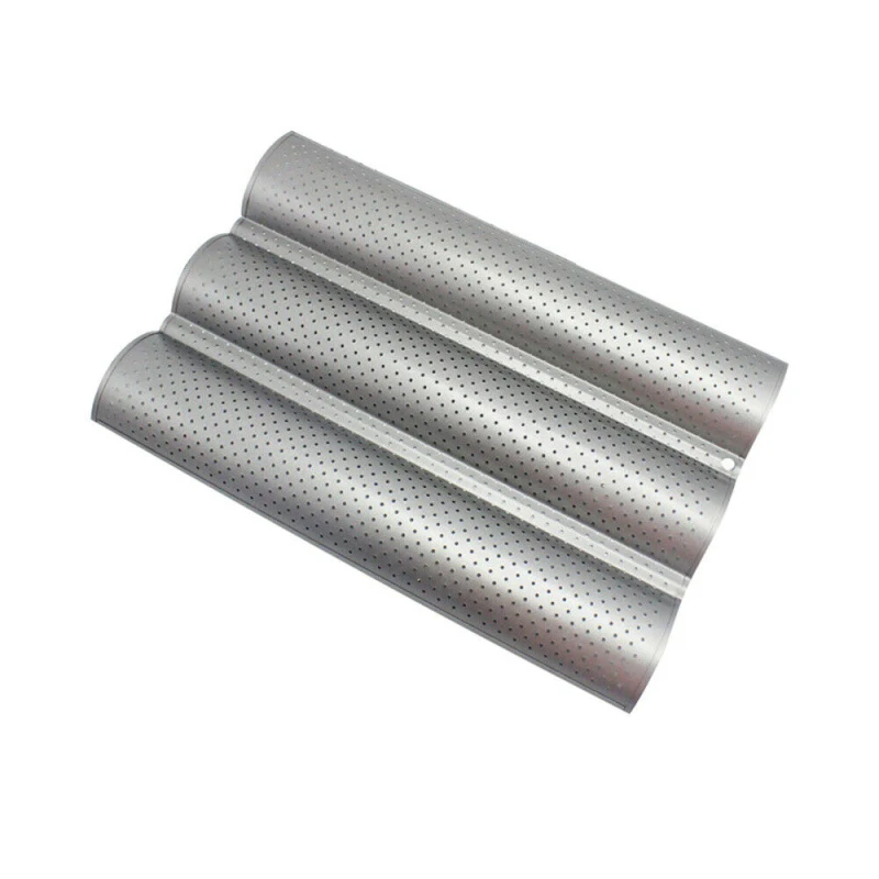 

Hot Carbon Steel French Bread Baking Tray For Bake Mold Pan Bread Mold Baking And Pastry Tool Cake Mold
