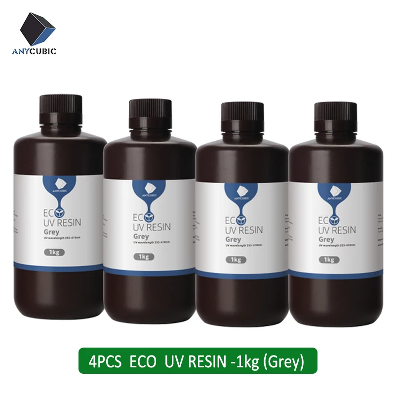 ANYCUBIC Plant-based 405nm UV Resin For Photon Mono LCD 3d Printer 2kg 4kg Quick Curing Liquid Printing Materials 