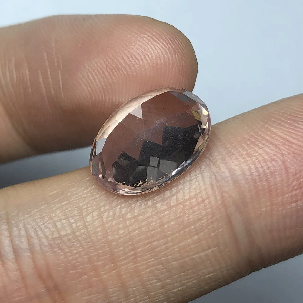 Natural Morganite ite pink beryl nude gemstone Pendant Ring Earring matching stone